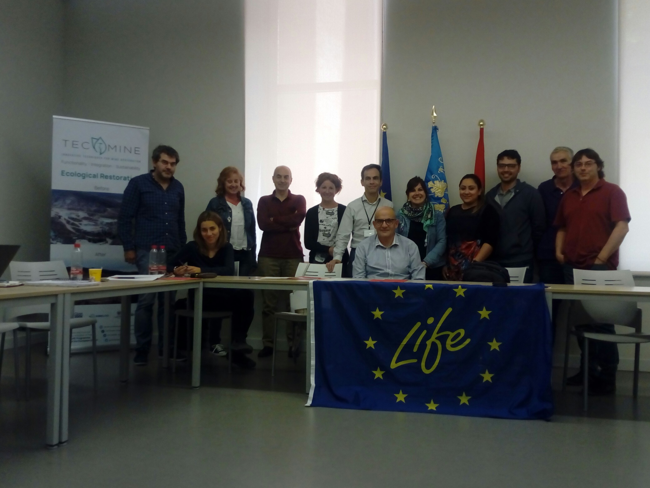 Eventos: El Proyecto LIFE TECMINE: 4ª Reunión de Coordinación de los socios TECMINE